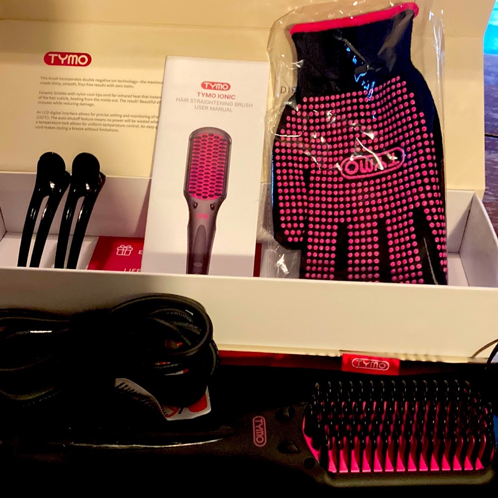 TYMO Ionic Hair Straightening Brush New